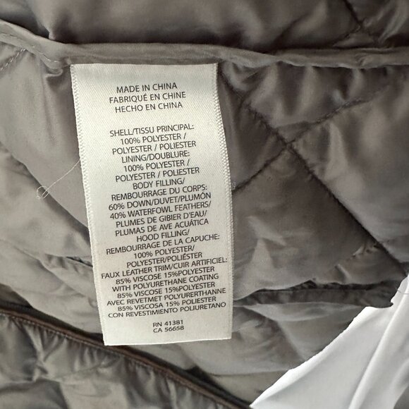 Ralph Lauren Quilted Silver Jacket - M - Picture 3 of 9